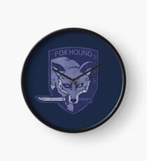 ° METAL GEAR SOLID ° Fox Hound Denim Logo Clock