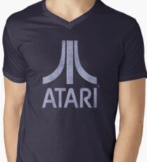 ° GEEK ° Atari Denim Logo Men's V-Neck T-Shirt