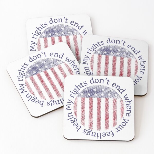 Item preview, My rights don't end where your feelings begin designed and sold by Auntieck.