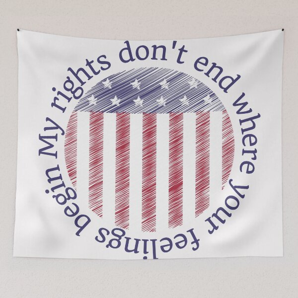 Item preview, My rights don't end where your feelings begin designed and sold by Auntieck.