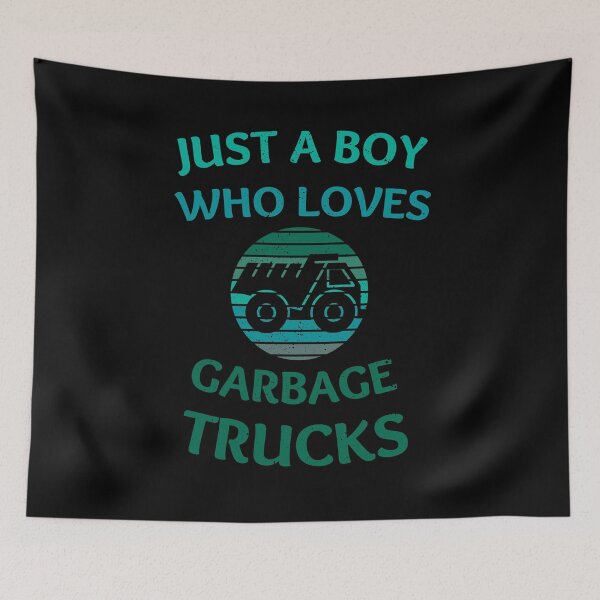 Item preview, Just a Boy Who Loves Garbage Trucks designed and sold by Anton Ashraf.