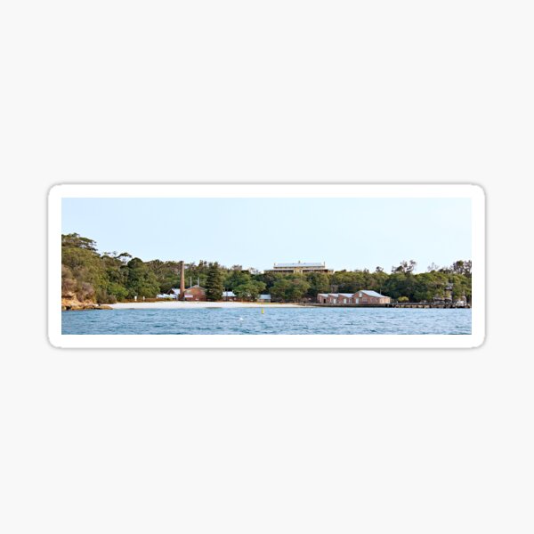 Quarantine Beach. Sydney North Harbour Sticker