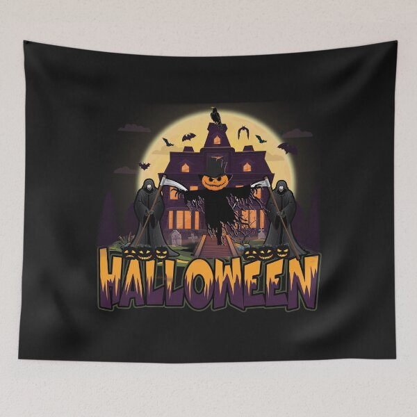 Item preview, Pumpkin Scary House,  Halloween designed and sold by amrsam.