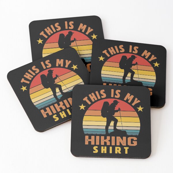 Item preview, This Is My Hiking Shirt Retro Vintage Sunset Design designed and sold by Prince - Bestseller ★★★★★.
