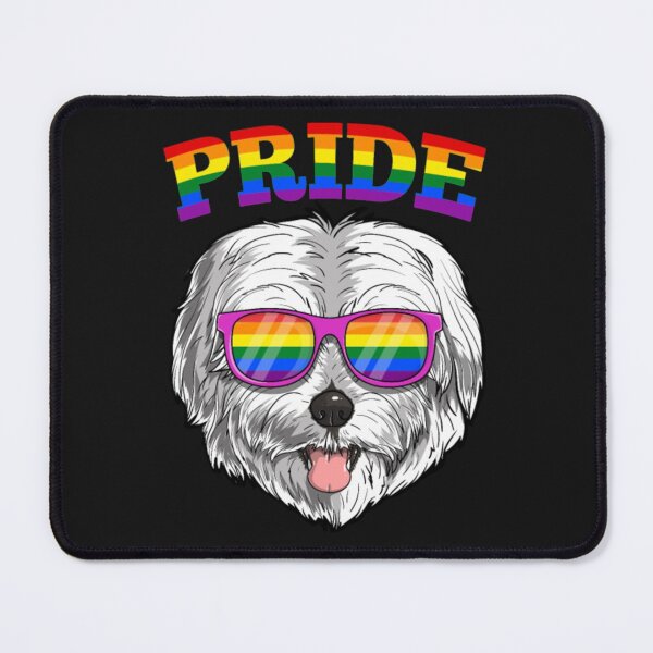 Item preview, Gay Pride Maltese Dog with LGBT designed and sold by StarcyWol.