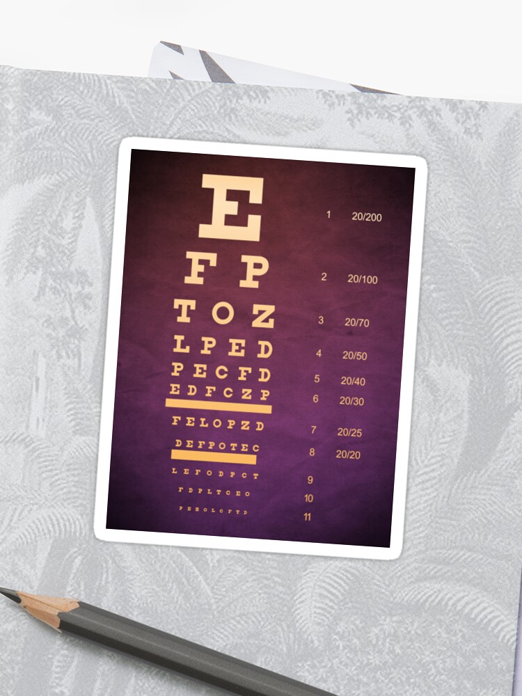 Custom Eye Chart