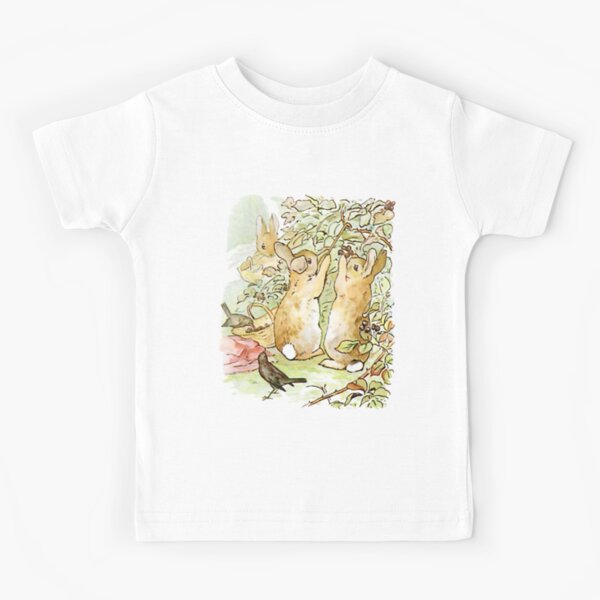 Item preview, Flopsy, Mopsy and Cottontail picking berries designed and sold by Amy Olsen.