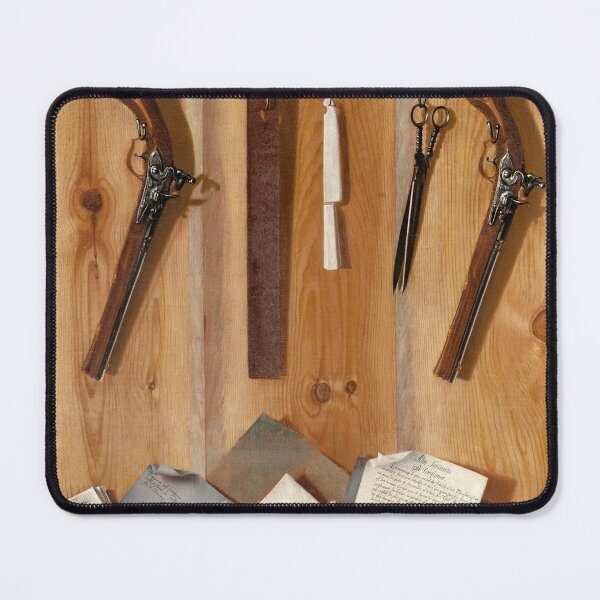 Item preview, Trompe L'oeil with Guns by Carl Hofverberg, Swedish, 1737 designed and sold by Shapes-Mania.