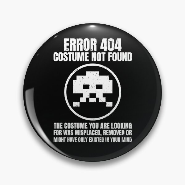 Item preview, Error 404 Disfraz no encontrado | Divertido programador informático Halloween designed and sold by GravitiTees.