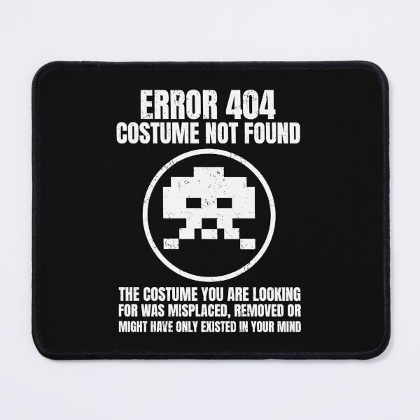 Artikelvorschau, Fehler 404 Kostüm nicht gefunden | Amüsanter Computerprogrammierer Halloween entworfen und verkauft von GravitiTees.