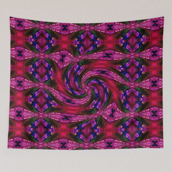 Item preview, Royal Blue and Fuchsia Diamond Swirl  designed and sold by Judith Hayes.