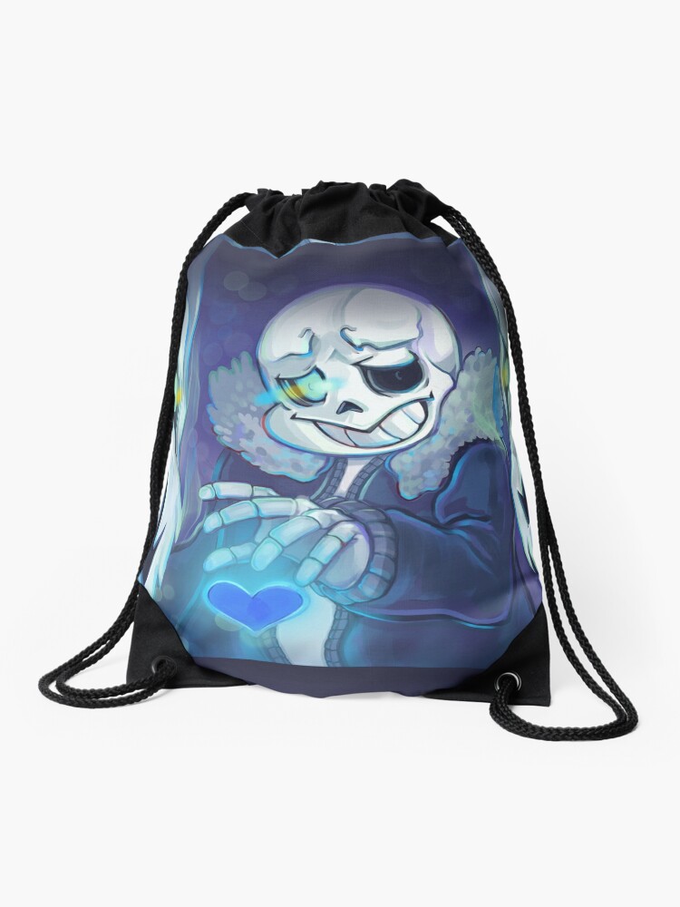 Sans Fanart Drawstring Bag By Artgenevieve Redbubble