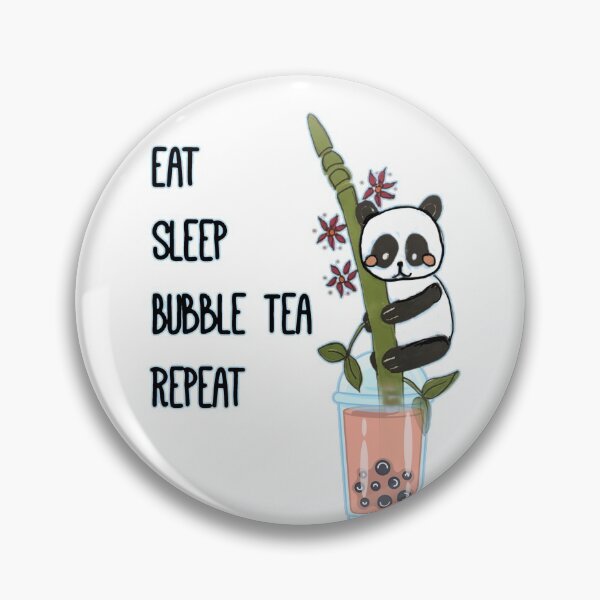 Item preview, Bubble tea panda - cute panda sticker designed and sold by NathBros.