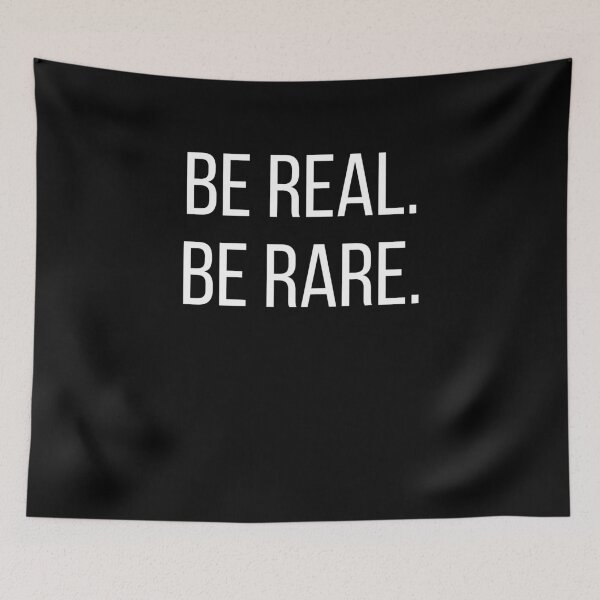 Item preview, Be Real Be Rare designed and sold by TextToTee.