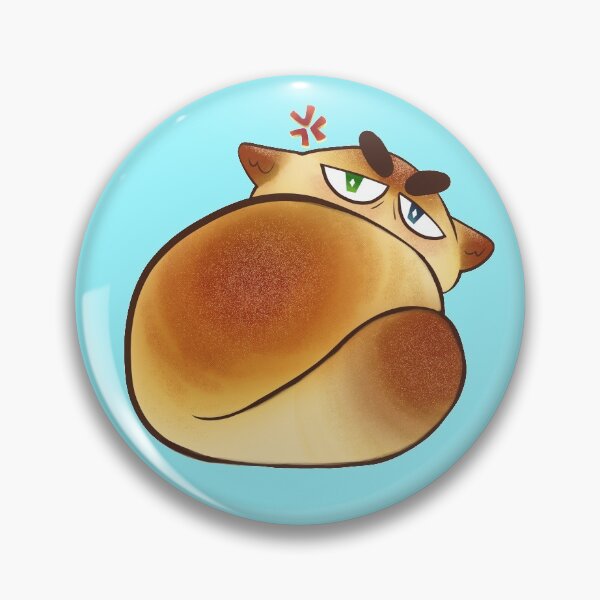 Item preview, Grumpy Bread Cat designed and sold by Meowskeii.