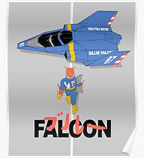 The Legendary Blue Falcon Poster