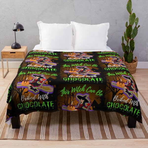 Item preview, This Witch Can Be Bribed With Chocolate    designed and sold by WoodburyLake.