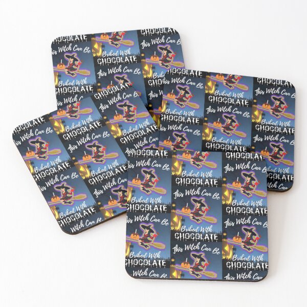 Item preview, This Witch Can Be Bribed With Chocolate    designed and sold by WoodburyLake.