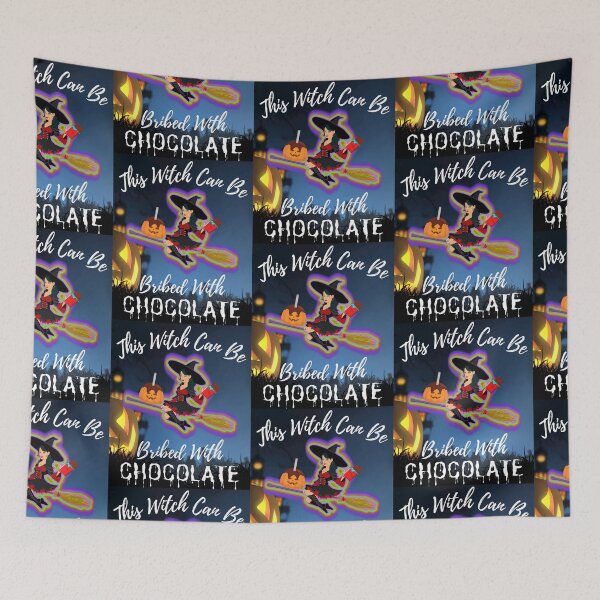 Item preview, This Witch Can Be Bribed With Chocolate    designed and sold by WoodburyLake.