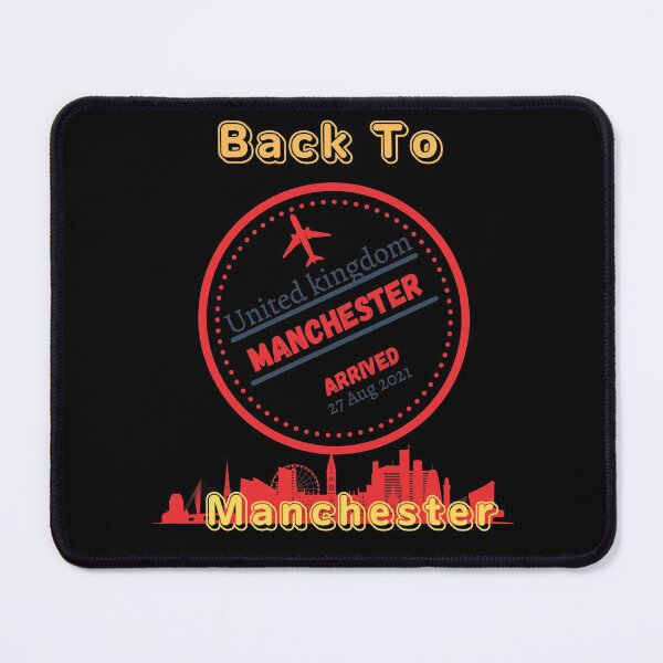Item preview, Back To Manchester airport stamp Art designed and sold by Tshepomuza.