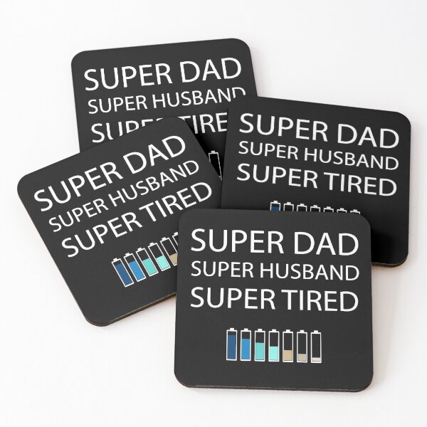 Artikelvorschau, Super Papa Super Ehemann Super müde || Bestes Geschenk für Väter entworfen und verkauft von BlackTulips.