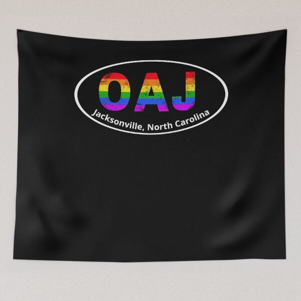 Item preview, Jacksonville North Carolina Rainbow Pride designed and sold by ShowMePride.