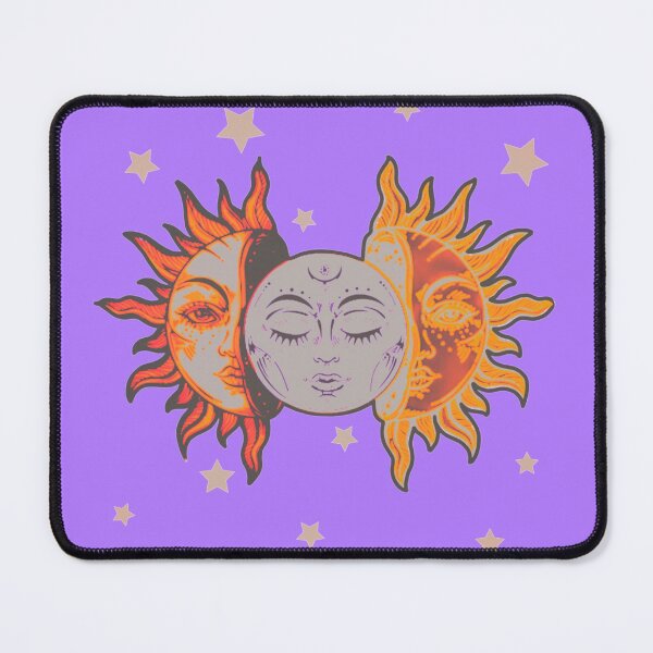 Item preview, Star child of the moon and sun ( dreamy purple bg, matte 2 version) designed and sold by VantaTheArtist.