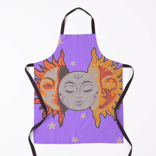 Item preview, Star child of the moon and sun ( dreamy purple bg, matte 2 version) designed and sold by VantaTheArtist.