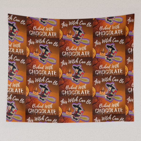 Item preview, This Witch Can Be Bribed With Chocolate    designed and sold by WoodburyLake.