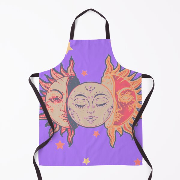 Item preview, Star child of the moon and sun ( dreamy purple bg, matte 1 version) designed and sold by VantaTheArtist.