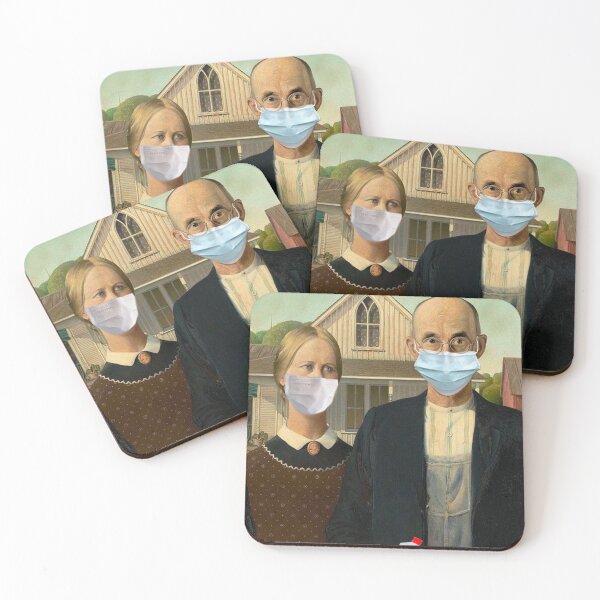 Item preview, American Gothic Covid 19 designed and sold by MatrizGeek.