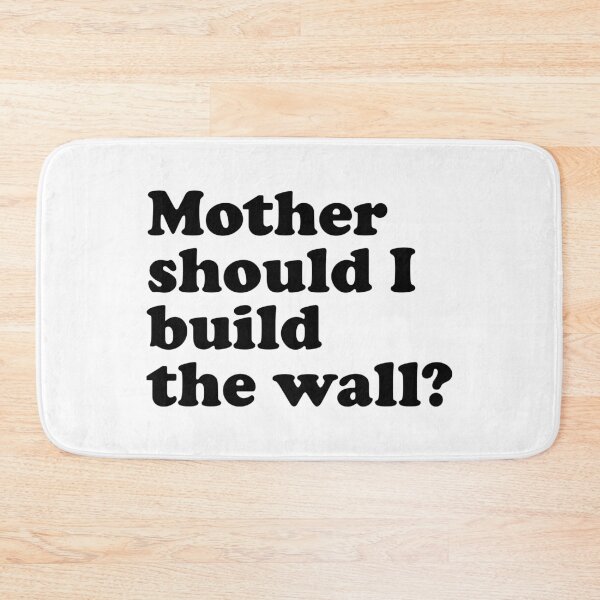Item preview, Should I build the wall? (black) designed and sold by didijuca.