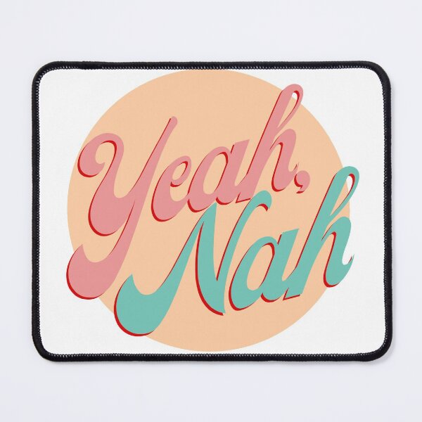 Item preview, Yeah Nah Kiwi New Zealand Phrase Circle Sticker - Groovy Kiwiana Aesthetic designed and sold by MorganMcG.