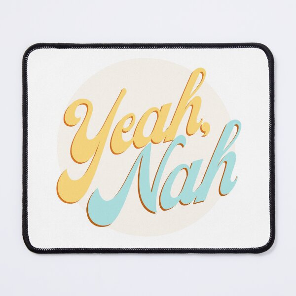 Item preview, Yeah Nah Kiwi New Zealand Phrase Circle Sticker - Groovy Kiwiana Aesthetic designed and sold by MorganMcG.