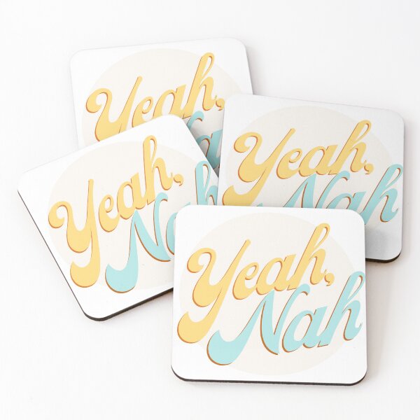 Item preview, Yeah Nah Kiwi New Zealand Phrase Circle Sticker - Groovy Kiwiana Aesthetic designed and sold by MorganMcG.