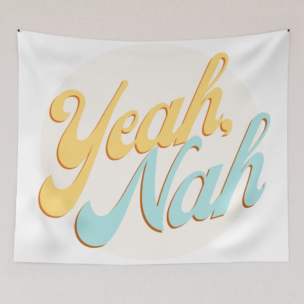 Item preview, Yeah Nah Kiwi New Zealand Phrase Circle Sticker - Groovy Kiwiana Aesthetic designed and sold by MorganMcG.