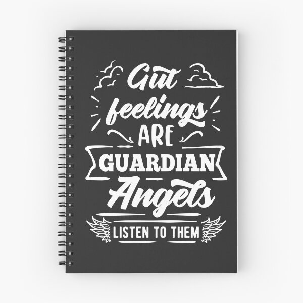 Item preview, Gut Feelings are Guardian Angels, Listen to Them. designed and sold by MeowsAndMakes.