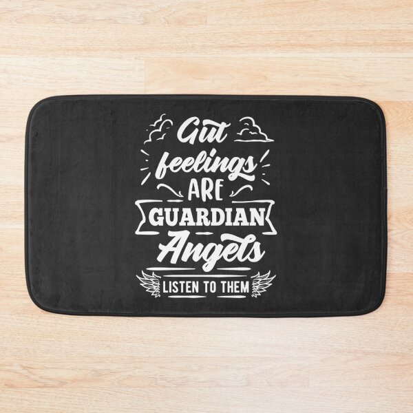 Item preview, Gut Feelings are Guardian Angels, Listen to Them. designed and sold by MeowsAndMakes.