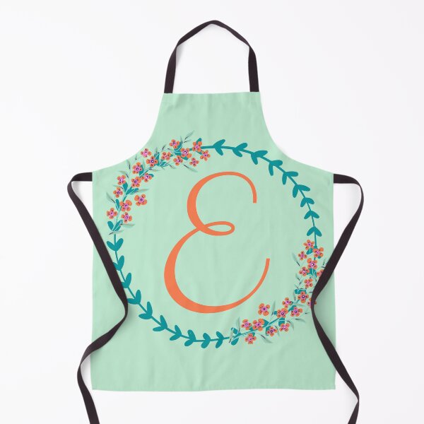 Aperçu de l'œuvre Initiale E. Lettre E. Monogramme E. Floral. E nom créée et vendue par ABInspired.