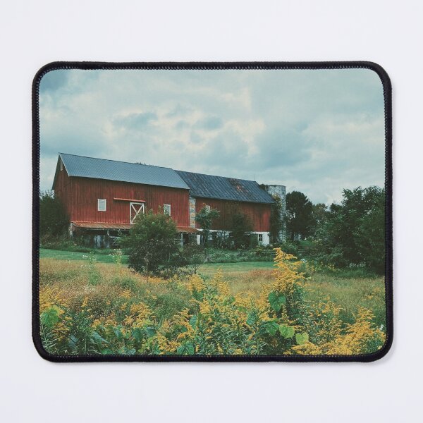 Item preview, Goldenrods and Red Barn designed and sold by Wildwood Flower Photography Co. by Tamara Black.