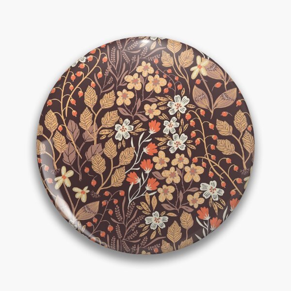 Item preview, Floral, Burnt Orange Autumn Pattern, Orange Autumn Pattern, Autumn Pattern, Autumn, Orange, Floral, Pattern designed and sold by graphic-genie.