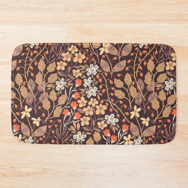 Item preview, Floral, Burnt Orange Autumn Pattern, Orange Autumn Pattern, Autumn Pattern, Autumn, Orange, Floral, Pattern designed and sold by graphic-genie.