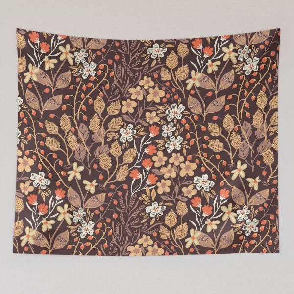 Item preview, Floral, Burnt Orange Autumn Pattern, Orange Autumn Pattern, Autumn Pattern, Autumn, Orange, Floral, Pattern designed and sold by graphic-genie.