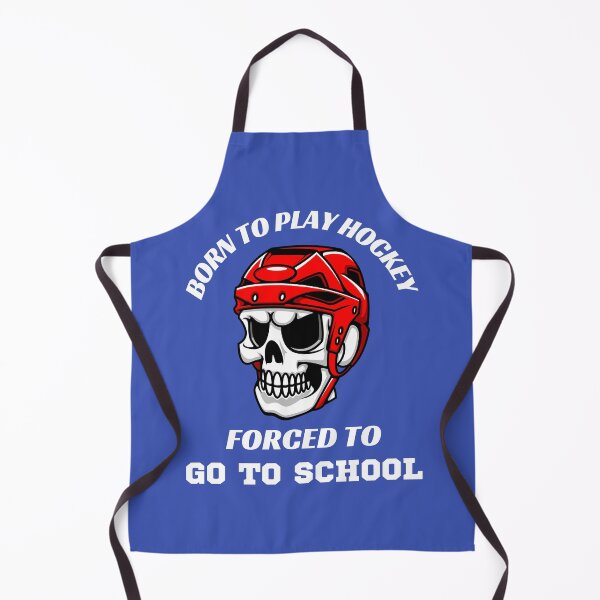 Item preview, Born to Play Hockey Forced to Go to School Funny Back to School designed and sold by HQ Prints.