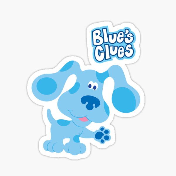 Vintage Hallmark Stickers Blue’s Clue Dated 1998 