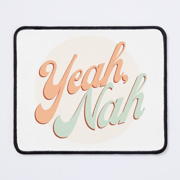 Item preview, Yeah Nah Kiwi New Zealand Phrase Circle Sticker - Groovy Kiwiana Aesthetic designed and sold by MorganMcG.