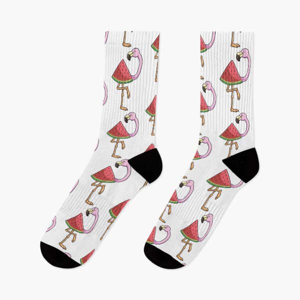 Item preview, Flamingo with Watermelon with Seeds  designed and sold by StamasJazza.