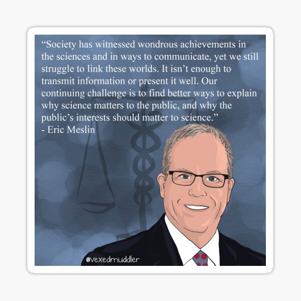 #SciComm100: Eric Meslin Sticker