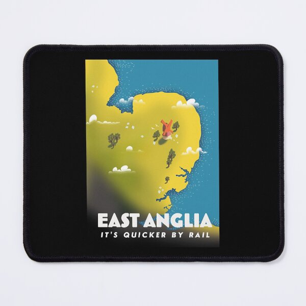 Item preview, East anglia, Its Quicker by Rail  designed and sold by aubreynegley.