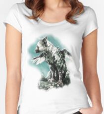 The Last Guardian - Vinyl Art Women's Fitted Scoop T-Shirt